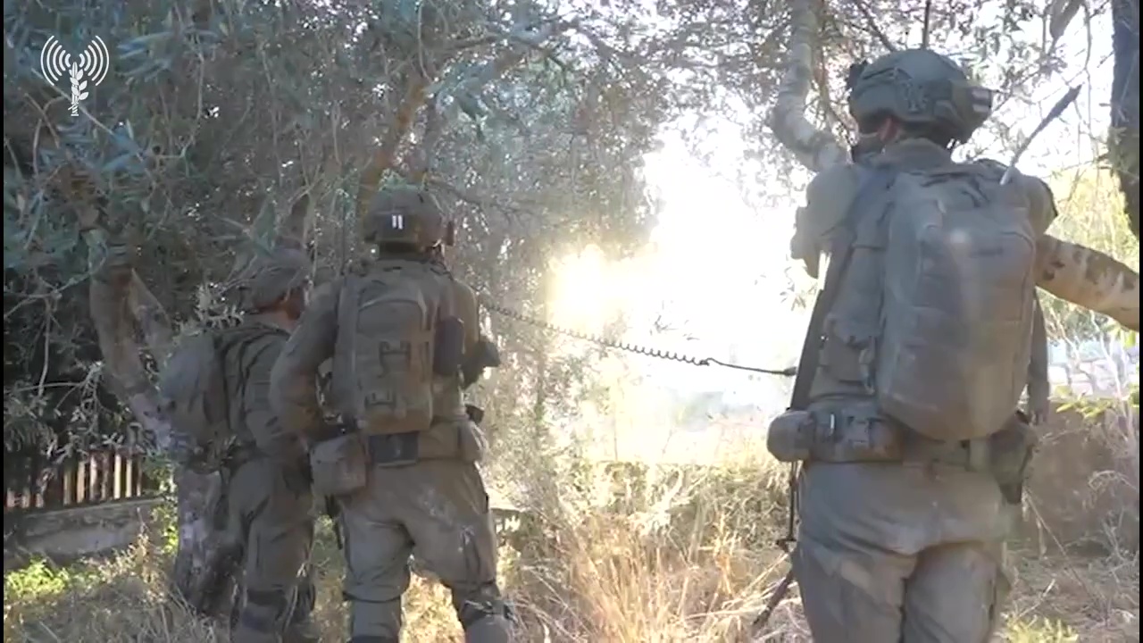 Israeli military personnel operating in southern Lebanon