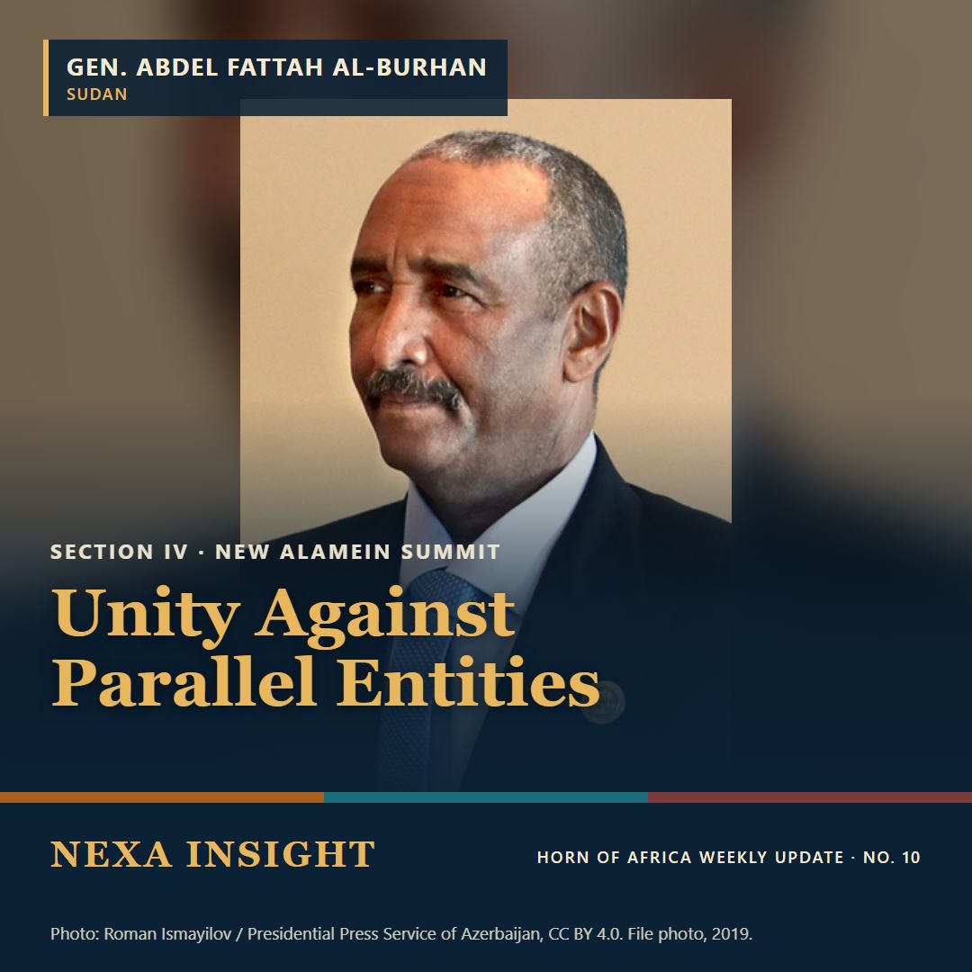 Gen. Abdel Fattah al-Burhan, Sudan. Card for Issue No. 10, Section IV